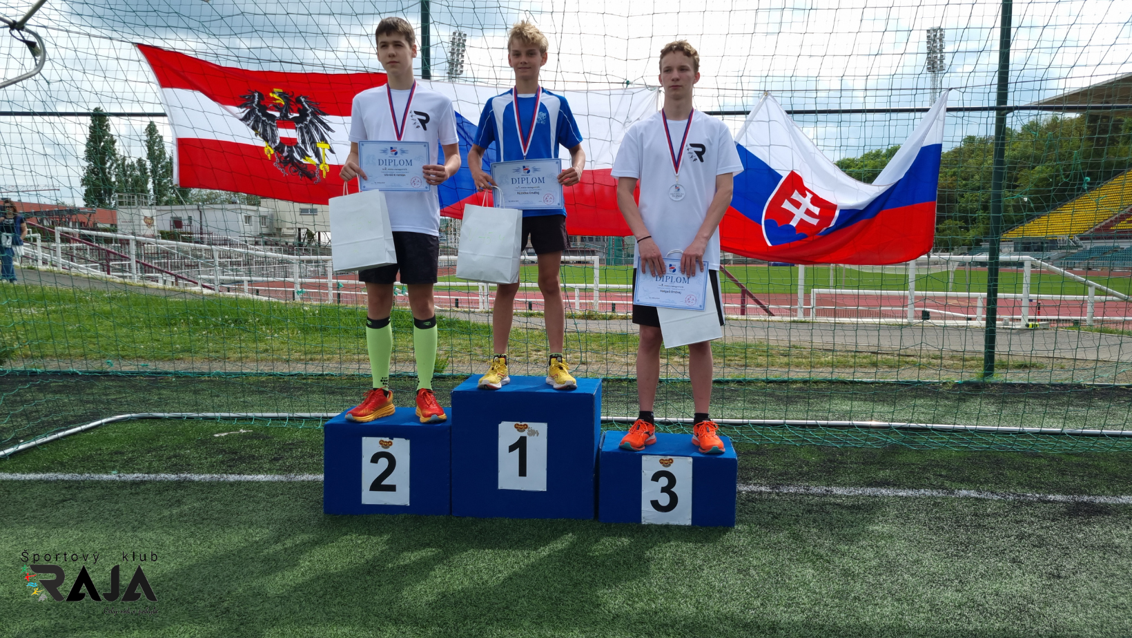 Medailové umiestnenia päťbojárov ŠK RAJA na medzinárodných pretekoch CZECH OPEN v Prahe